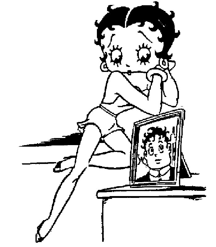 Betty Boop en pleine pose joyeuse avec son style emblématique Betty Boop en pleine pose joyeuse avec son style emblématique