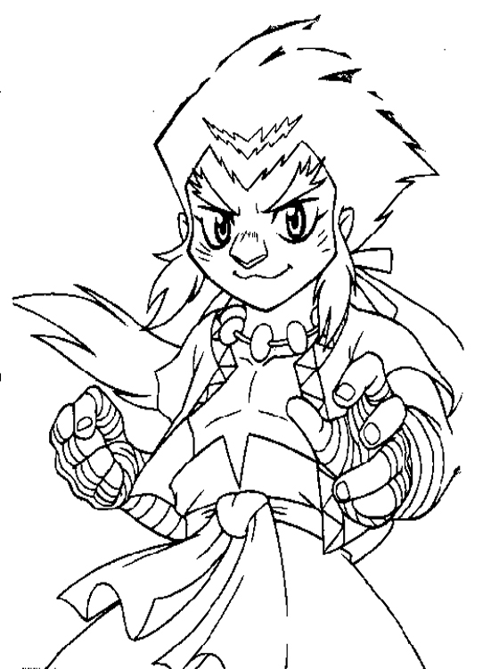 Coloriage d'un beyblade en pleine action sur un fond dynamique