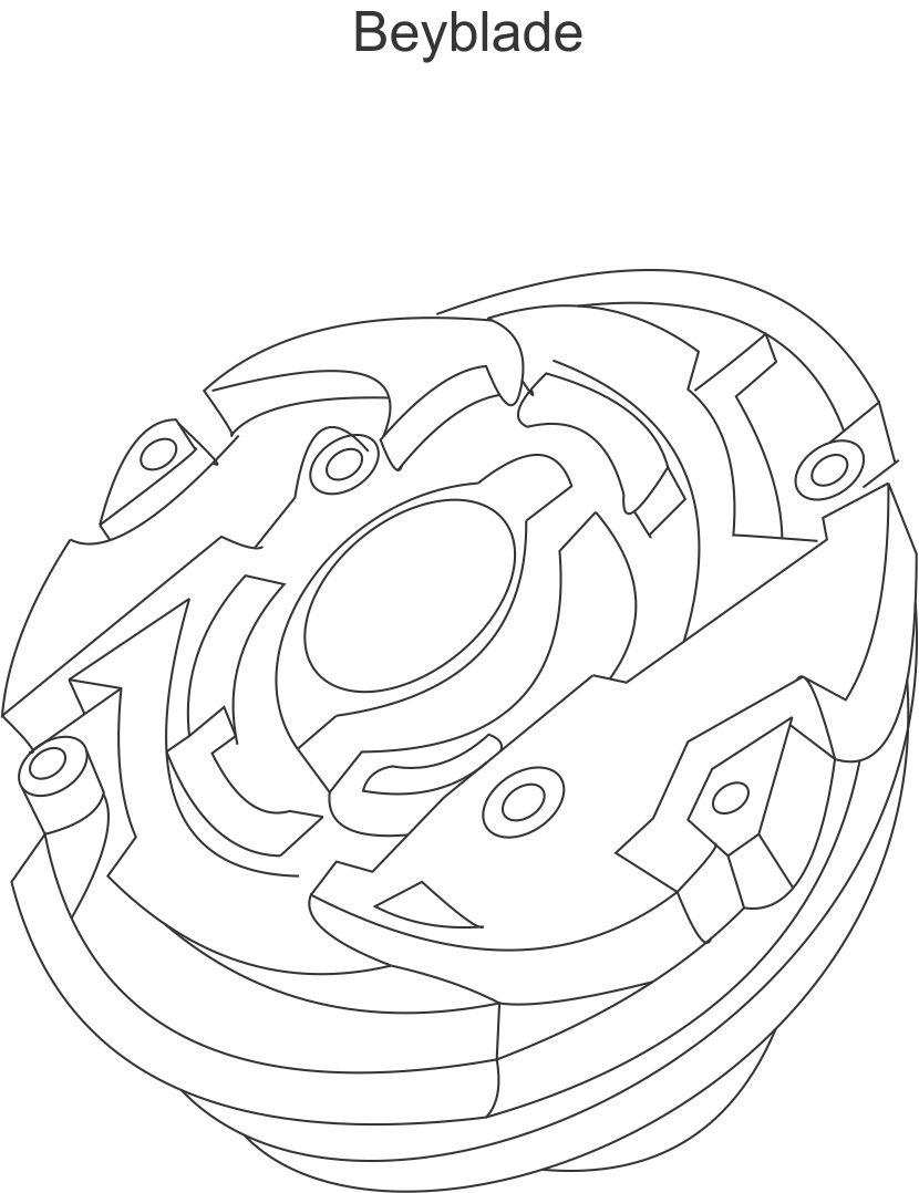 Coloriage de Beyblade en pleine action sur un fond dynamique