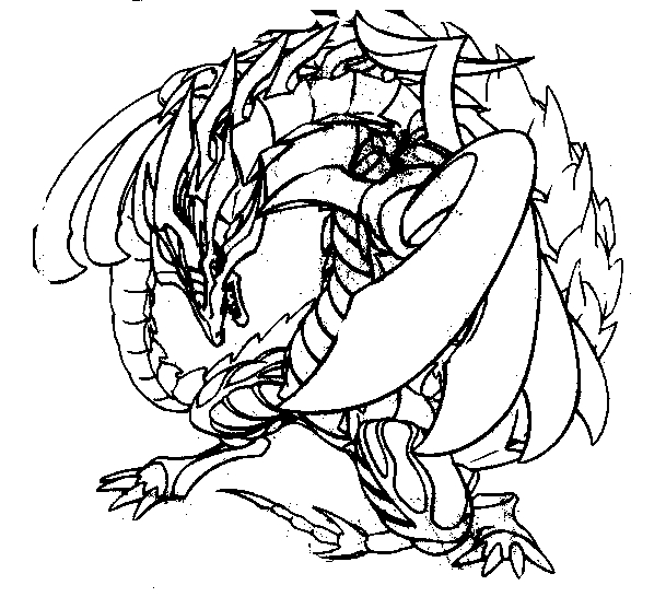 Coloriage de Beyblade avec un personnage en action sur un fond dynamique