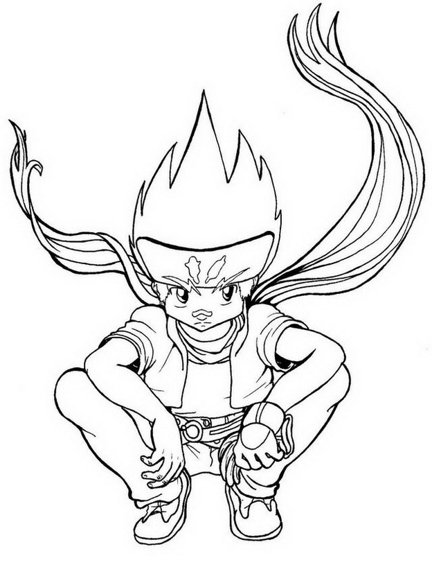Scène de combat dynamique avec un beyblade en action