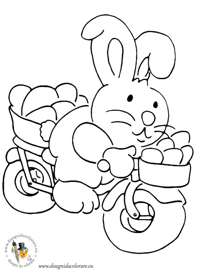 Coloriage d'une bicyclette sur un chemin entouré de verdure