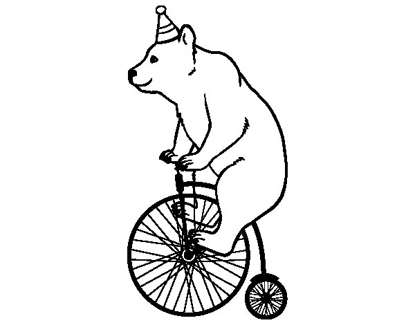 Coloriage d'une bicyclette en pleine nature avec un paysage minimaliste