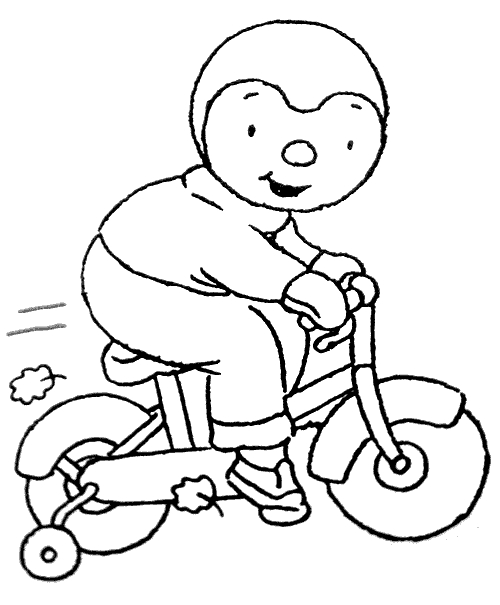 Coloriage d'une bicyclette sur un chemin ensoleillé