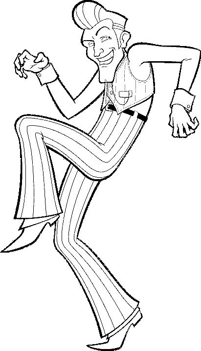 Les personnages de Lazy Town accueillent avec enthousiasme leurs amis