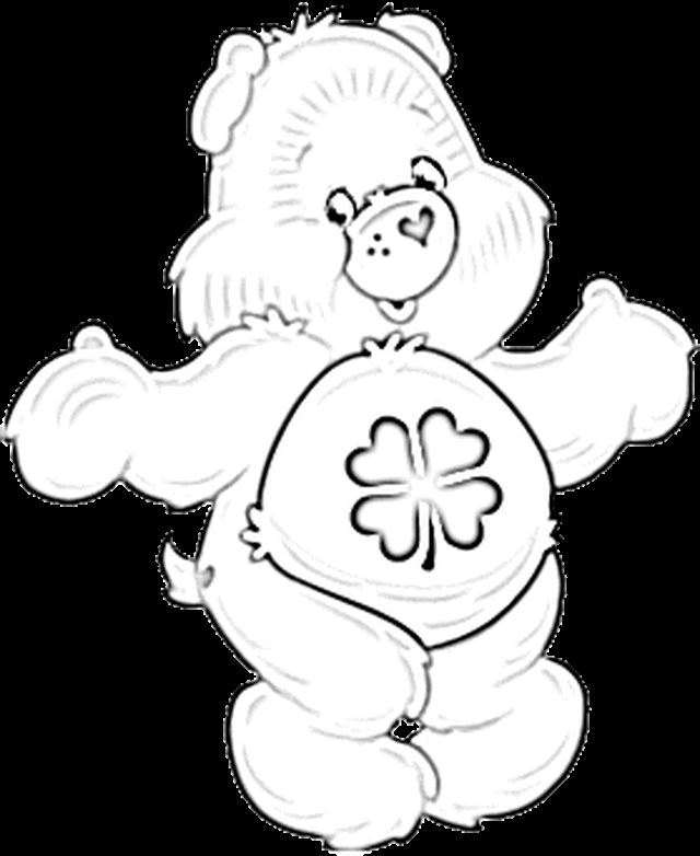 Coloriage Bisounours / Calinours #14008 à imprimer