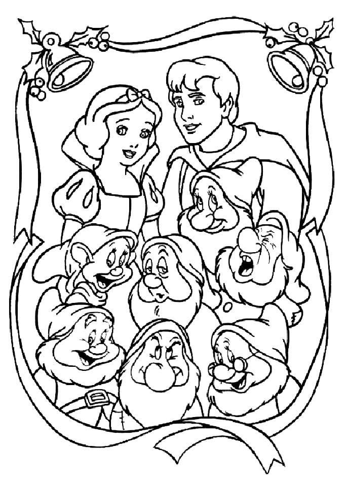 Blanche-Neige et les Sept Nains dans la forêt enchantée