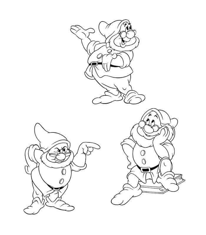 Coloriage Blanche Neige et les Sept Nains #49460 à imprimer Coloriage Blanche Neige et les Sept Nains #49460 à imprimer