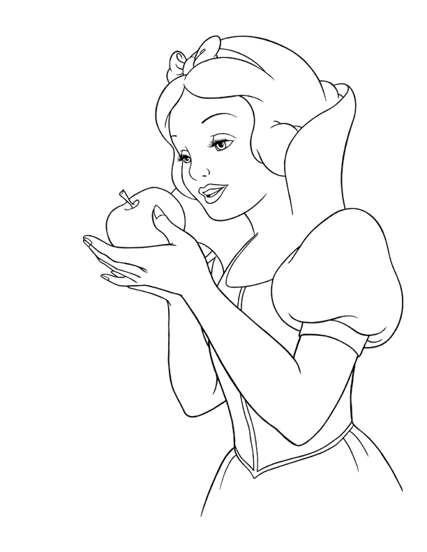 Blanche-Neige et les Sept Nains en pleine forêt