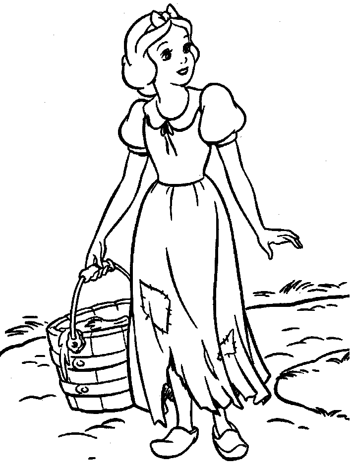 Blanche-Neige et les sept nains dans la forêt enchantée