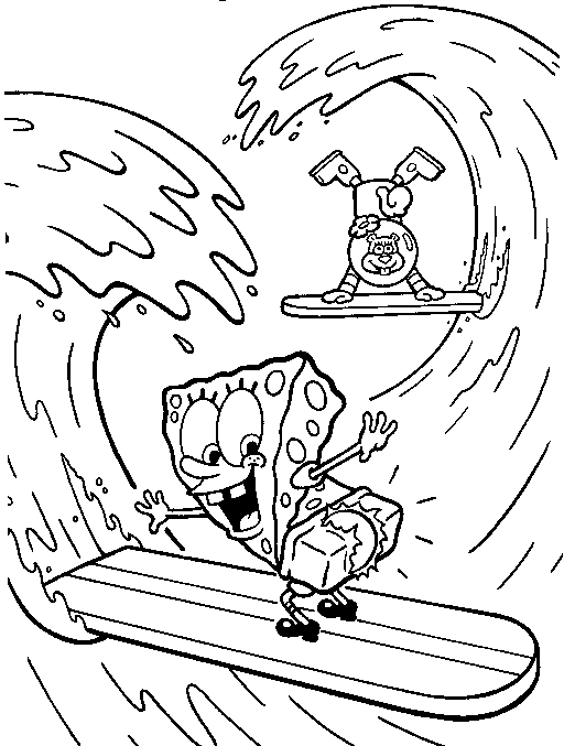 Bob l'Éponge et Patrick en pleine aventure sous-marine