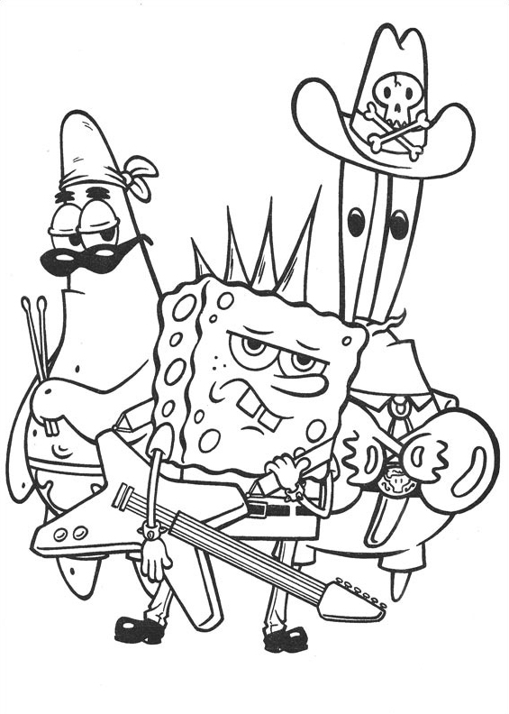 Bob l'Éponge et Patrick dans un décor sous-marin joyeux