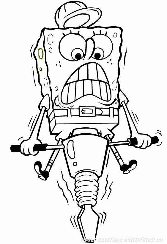 Bob l'Éponge souriant avec des amis sous la mer