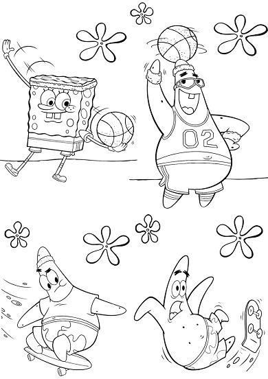 Bob l'Éponge et Patrick en pleine aventure sous-marine