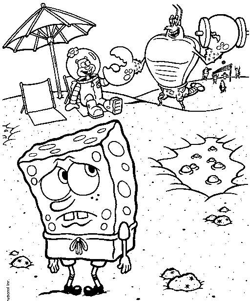 Bob l'Éponge en pleine aventure sous-marine