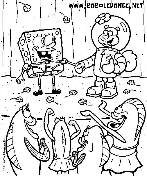 Bob l'Éponge en pleine aventure sous-marine