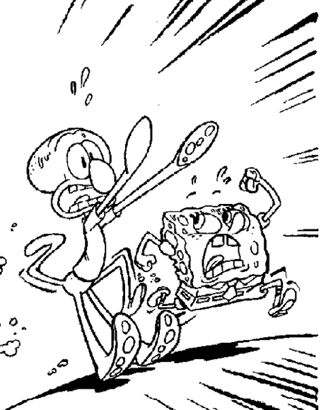 Bob l'Éponge en pleine aventure sous-marine avec ses amis