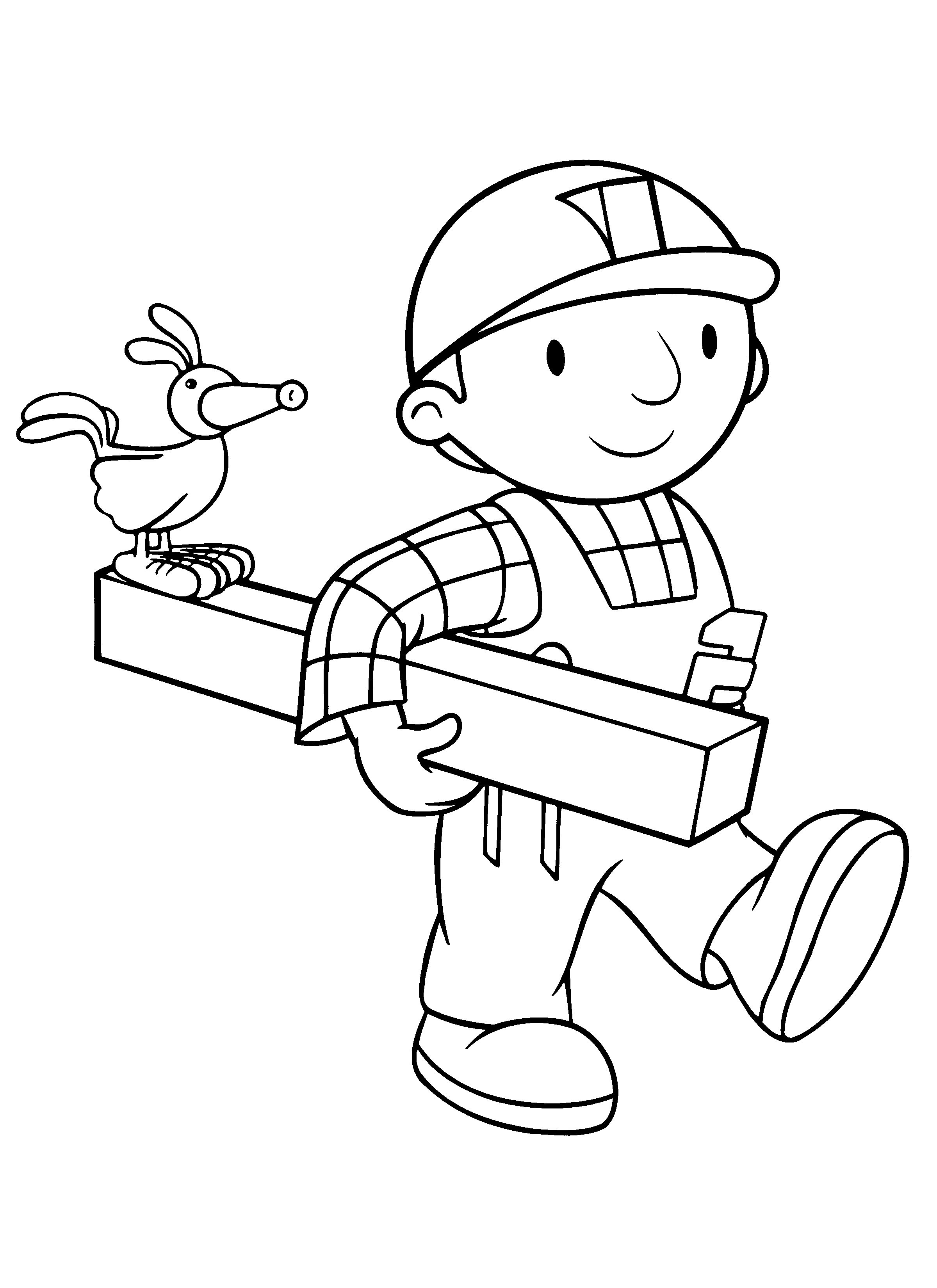 Bob le bricoleur en pleine action avec ses outils