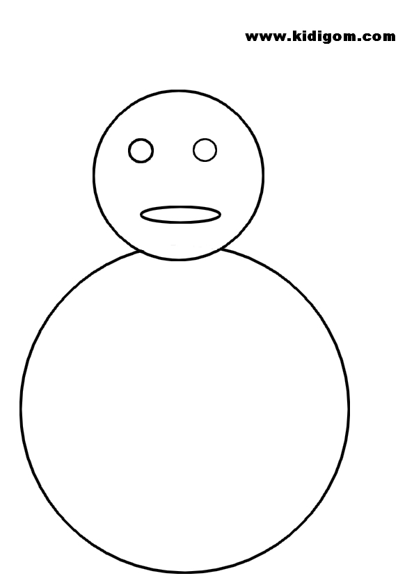 Bonhomme de neige joyeux entouré d'éléments hivernaux