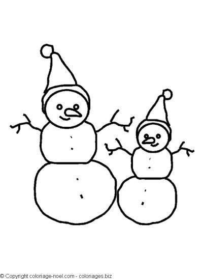 Un bonhomme de neige joyeux entouré de flocons de neige