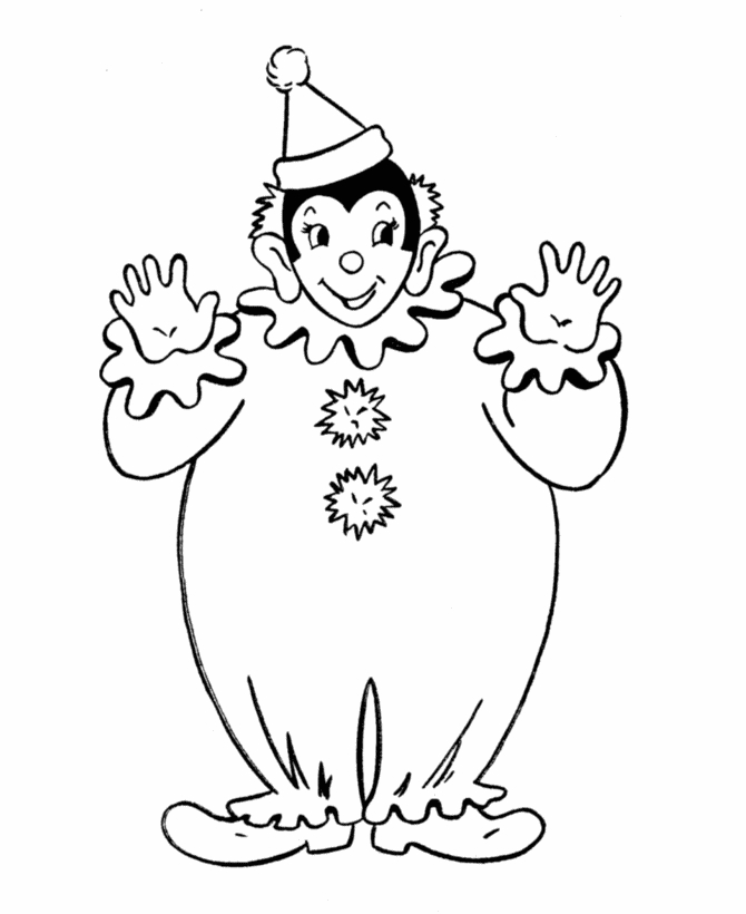 Un bouffon souriant avec un chapeau pointu dans un décor festif