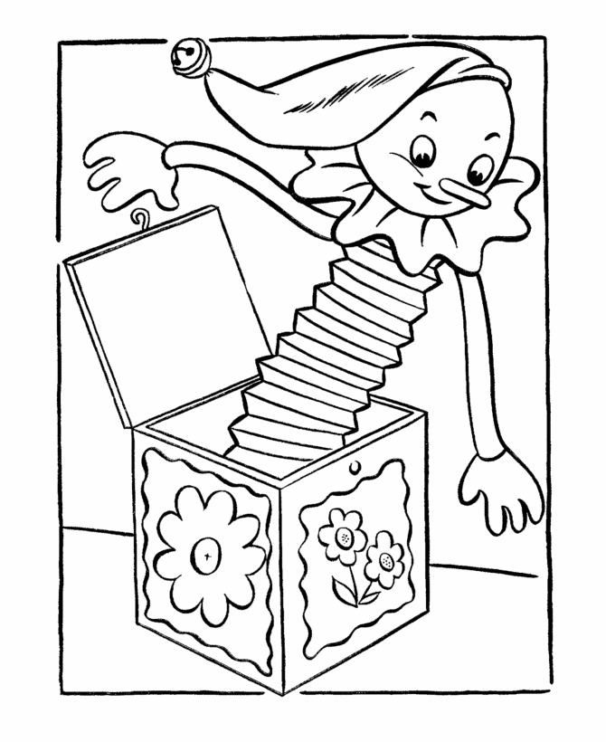 Coloriage d'un bouffon joyeux entouré de détails festifs