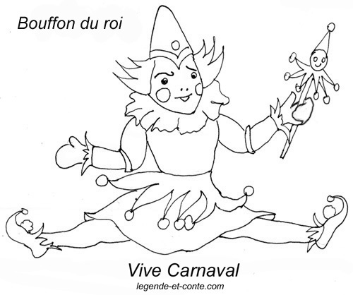 Un bouffon avec un chapeau haut en couleur dans un cadre festif