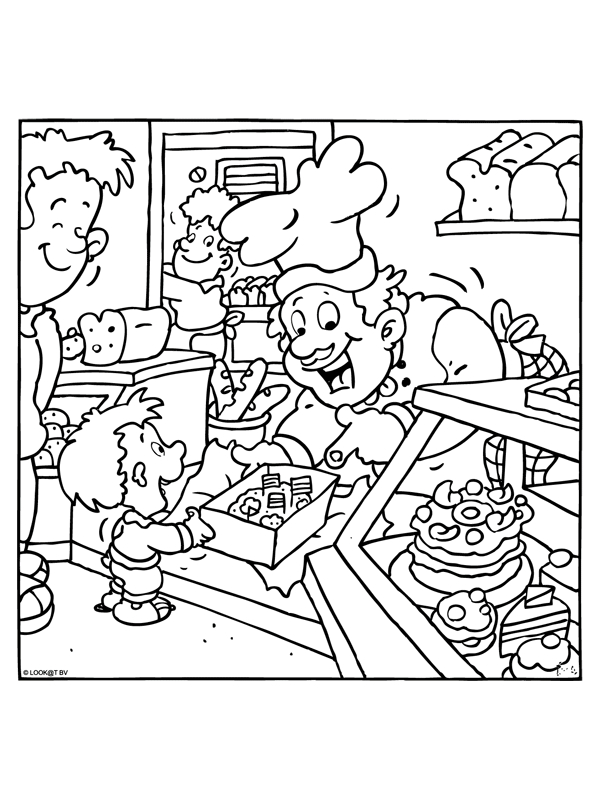 Un boulanger en pleine action dans sa boulangerie