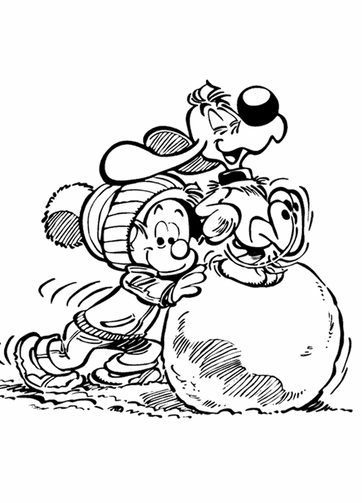Boule et Bill jouant dans le jardin