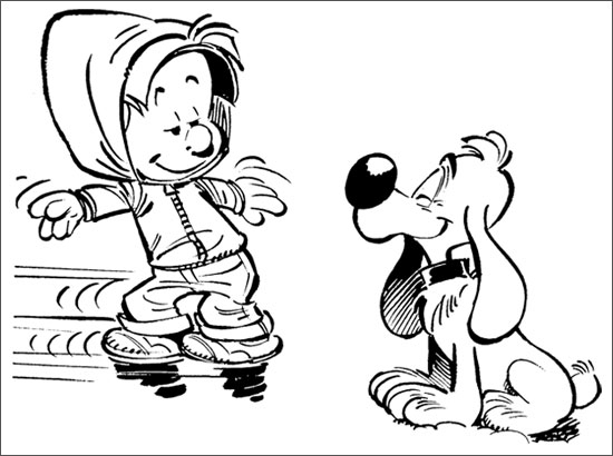 Boule et Bill en pleine aventure au parc