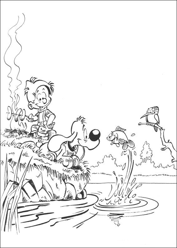 Boule et Bill en pleine aventure dans le jardin