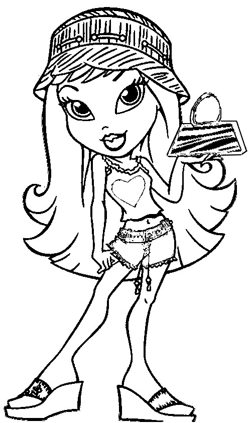 Scène de mode avec les Bratz en pleine séance de style