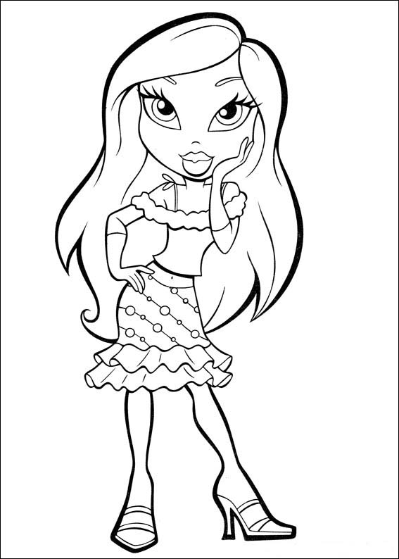Bratz en pleine séance de mode avec des accessoires stylés