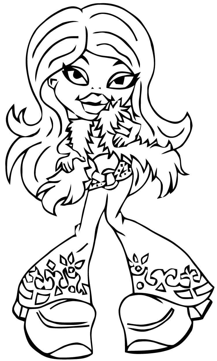 Deux Bratz stylées en pleine séance de coloriage dans un cadre moderne