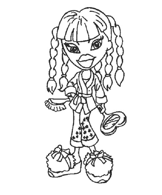 Bratz en pleine séance de mode avec leurs accessoires