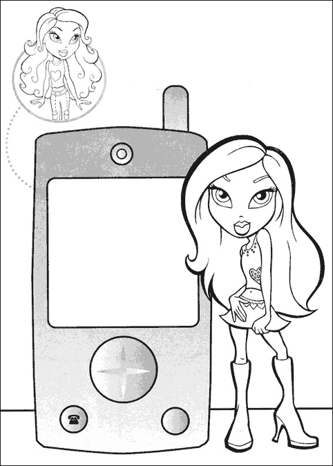 Une jeune fille Bratz en train de poser avec style