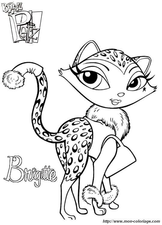Une Bratz en pleine séance de mode avec de nombreux accessoires