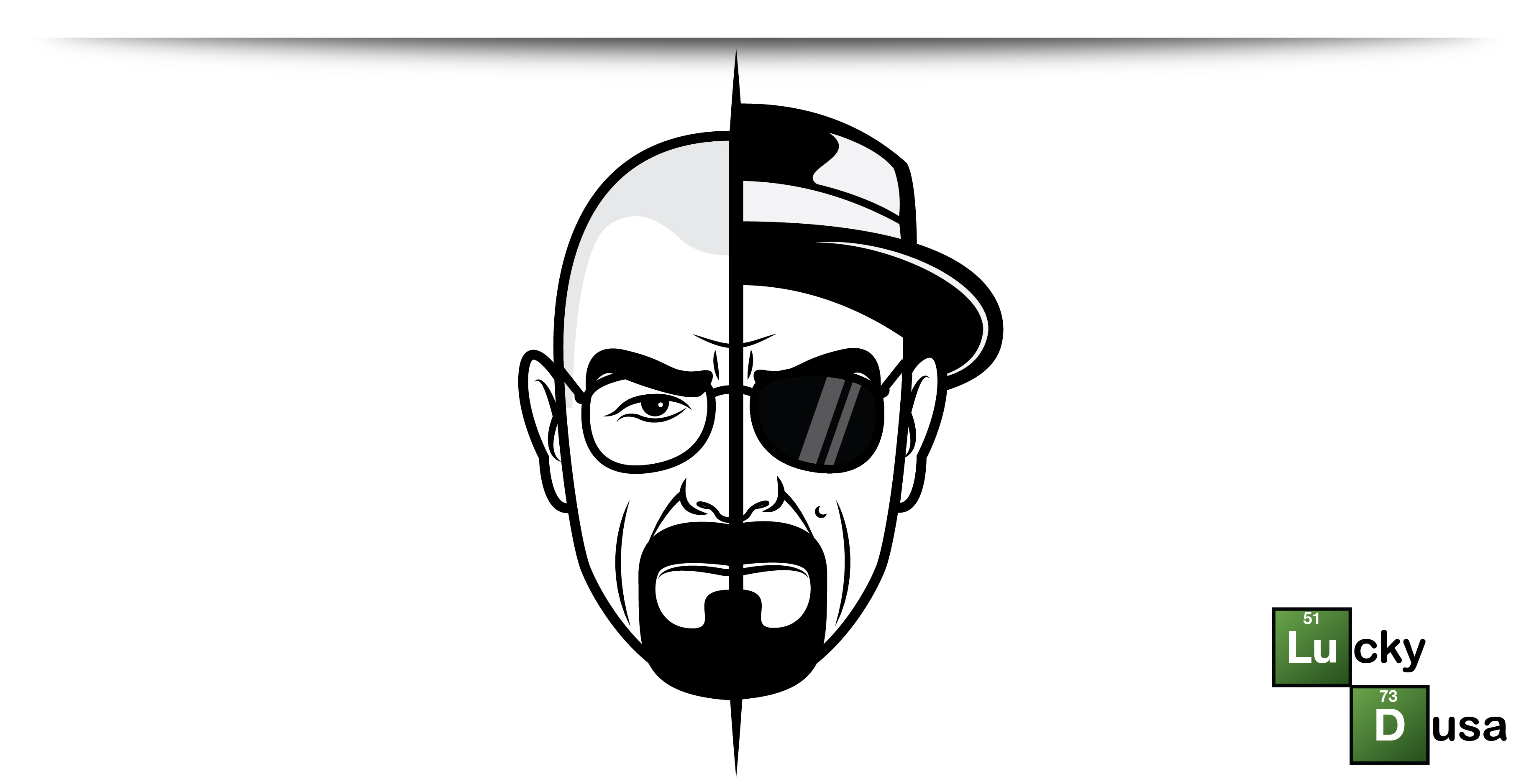 Coloriage de Walter White et Jesse Pinkman en pleine action dans un laboratoire