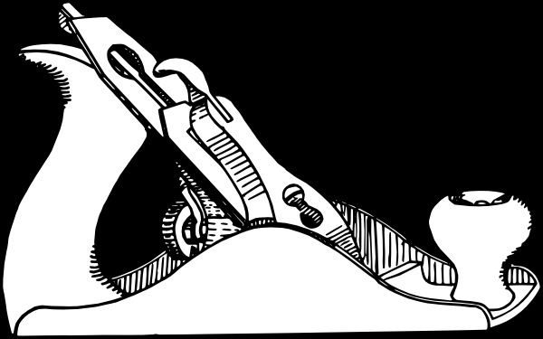 Un bricoleur concentré dans son atelier entouré d'outils