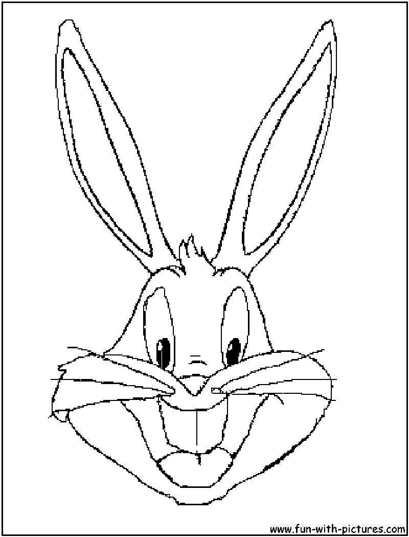 Bugs Bunny en pleine action dans un décor champêtre