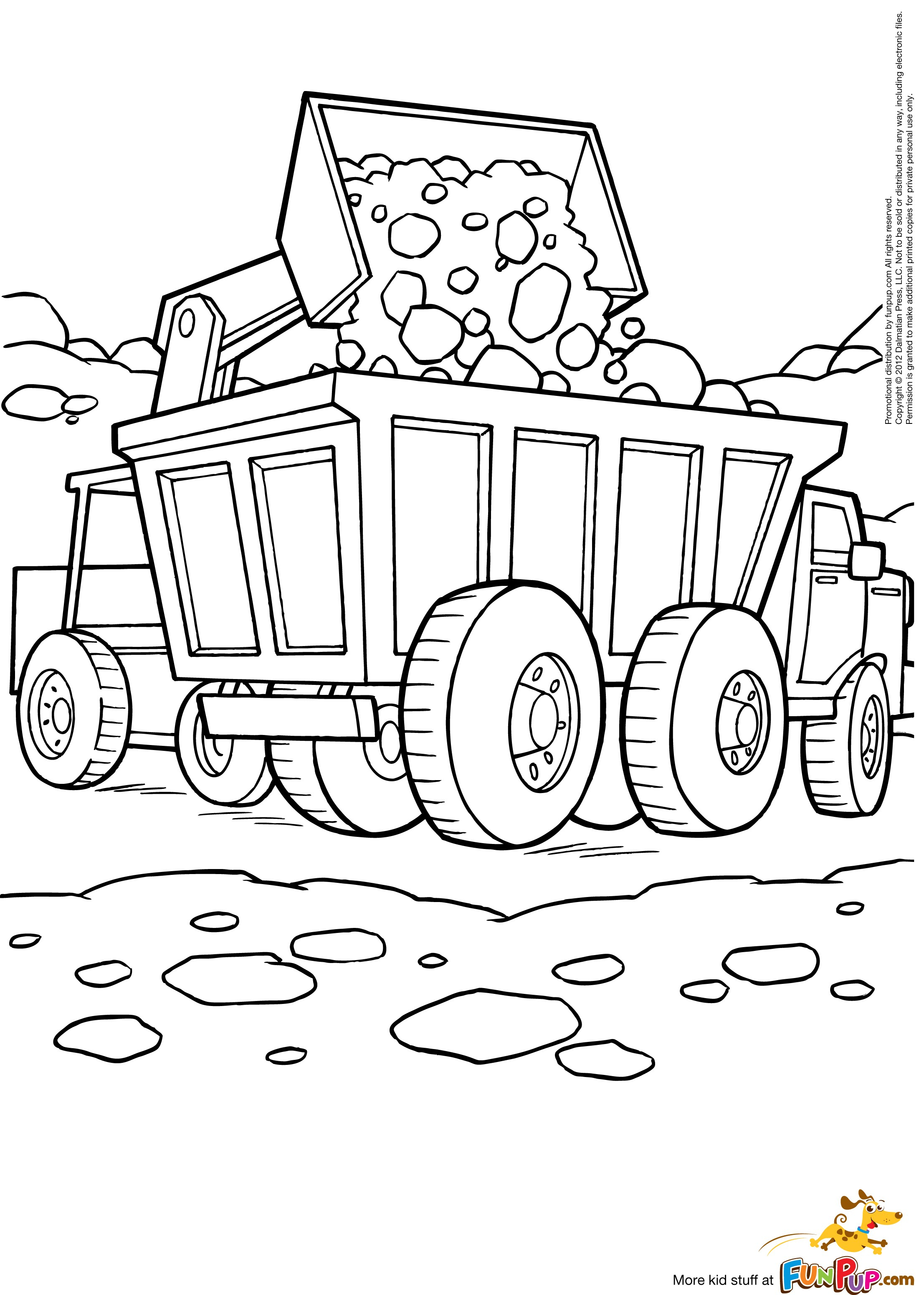 Coloriage d'un bulldozer en pleine action sur un chantier