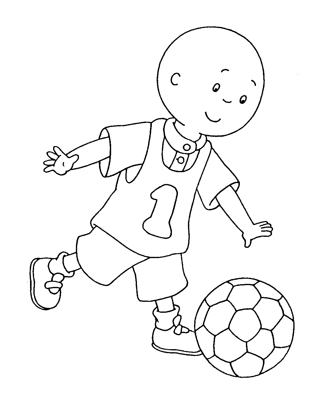 Caillou en pleine exploration dans un jardin coloré