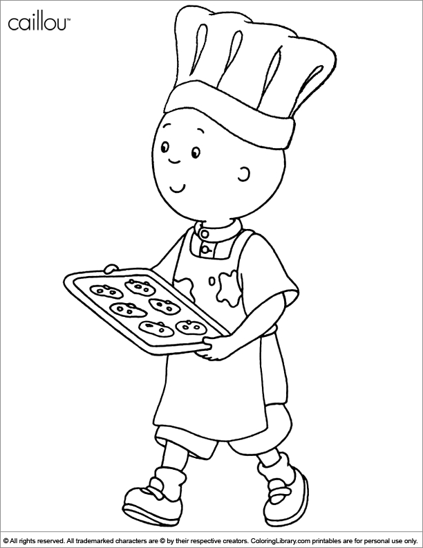 Caillou en train de jouer avec ses amis dans le jardin