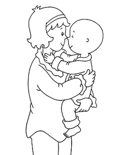 Caillou et son ami en pleine aventure dans le jardin