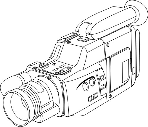 Coloriage Caméra vidéo #35684 à imprimer Coloriage Caméra vidéo #35684 à imprimer