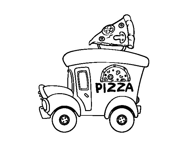 Coloriage d'un camion de pompier en pleine intervention
