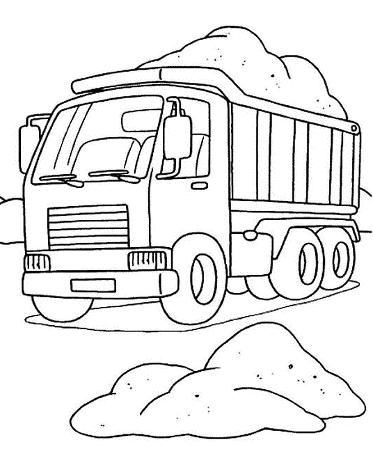 Coloriage Camion #46213 à imprimer Coloriage Camion #46213 à imprimer