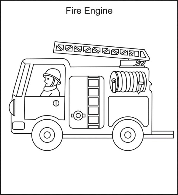 Coloriage d'un camion de transport sur une route