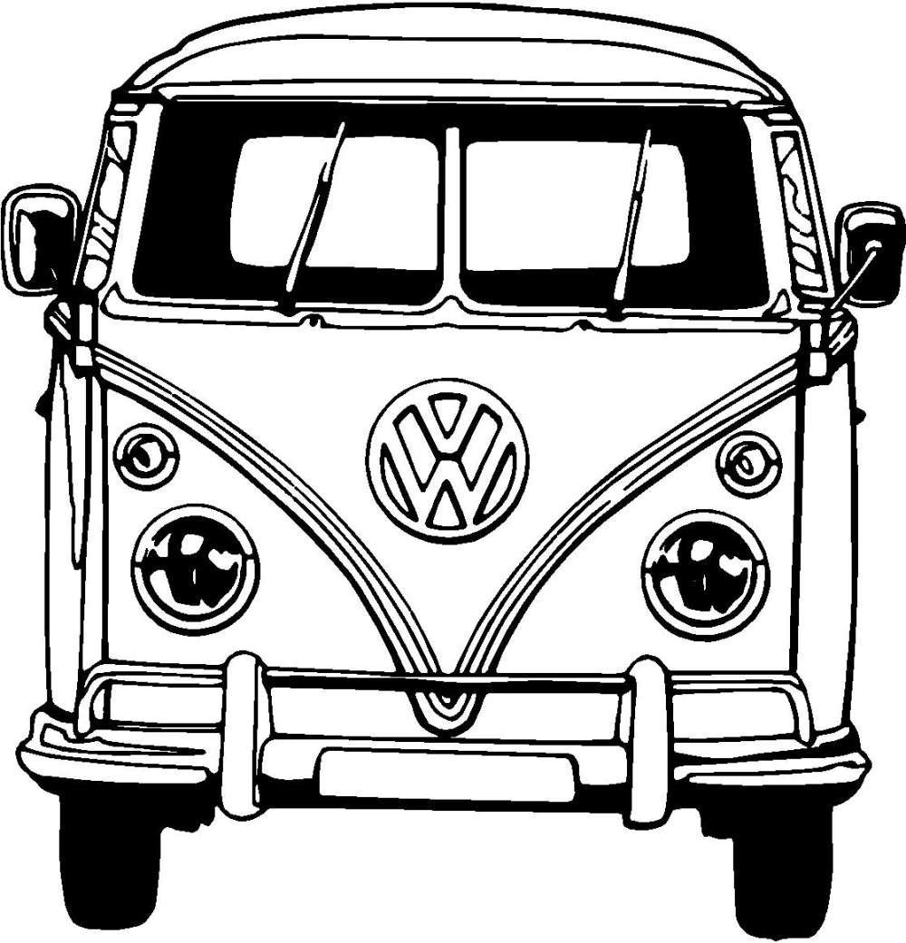 Coloriage d'une camionnette sur une route ensoleillée