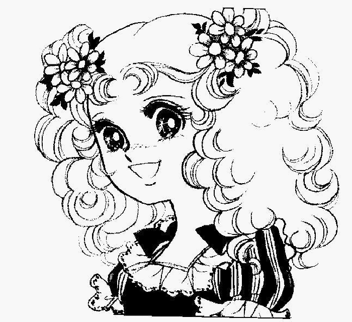 Scène de Candy Candy avec une douce ambiance printanière